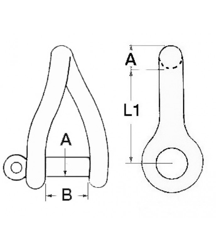 Grillo Inox Ritorto 6 mm