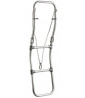 Ladder for inflatable boats in aluminum - 3 steps