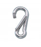 Stainless steel carabiner with cross opening - 8 mm