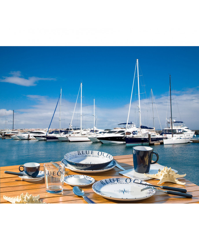 Brunner Dinner Plate Blue Ocean Ø 25 cm