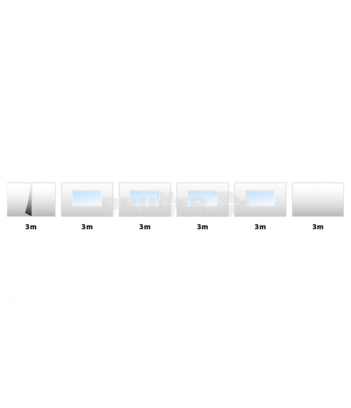 Brunner Set of side walls for Enjoy 2.0 / Pro gazebo - 3 x 6