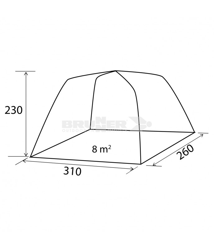Brunner Veranda for Inflatable Van Trouper 2.0