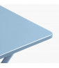 Lafuma square table Balcony II Colorblock Galvanized steel Ciel