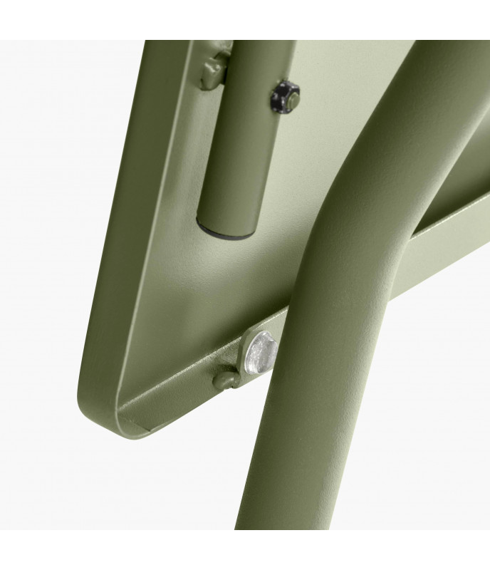Lafuma square table Balcony II Colorblock galvanized steel Moss