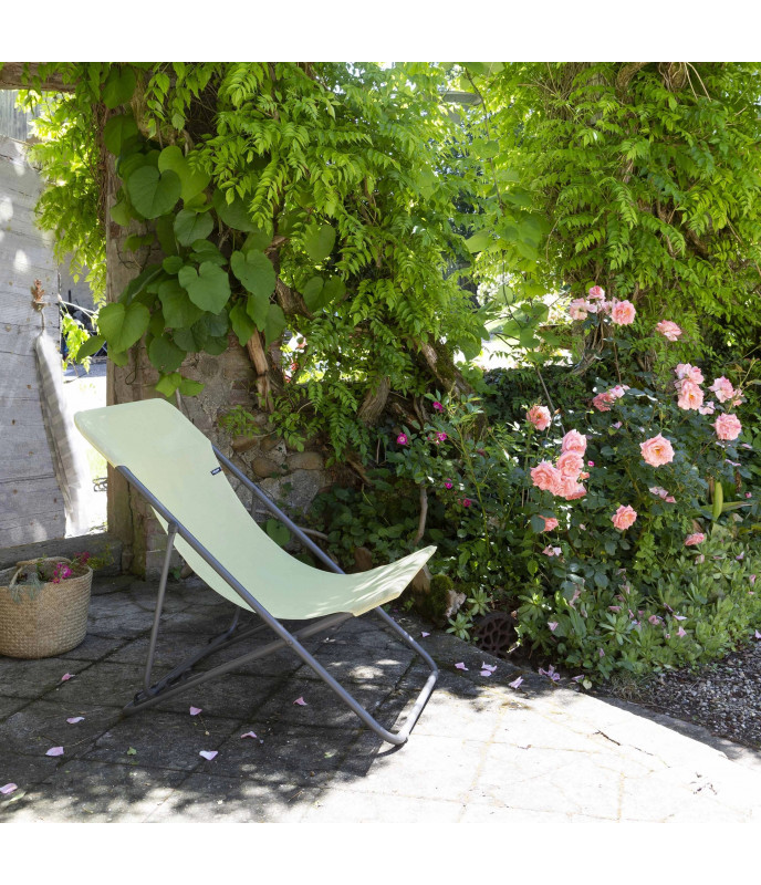 Lafuma deck chair Maxi Transat Batyline® Iso Etamine