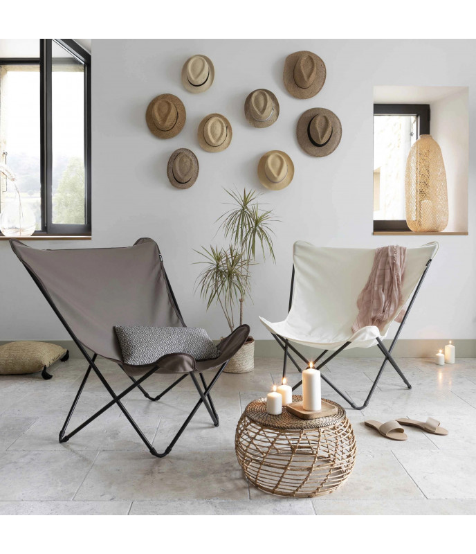 Lafuma design armchair Pop Up XL Airlon Grès