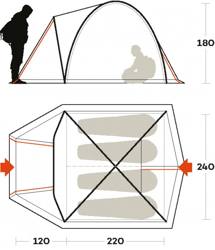 Ferrino Tenda Tenere 4