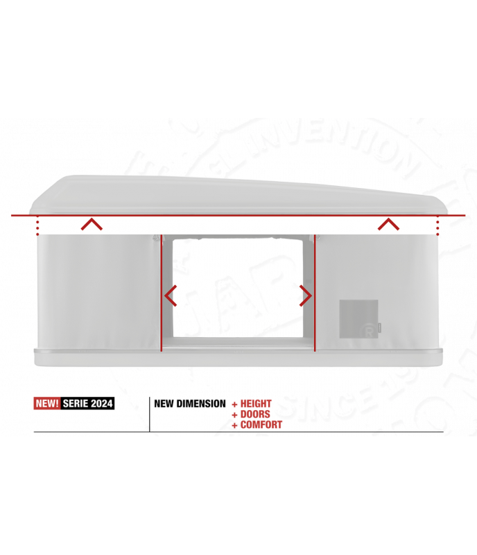 Autohome Tenda da tetto Maggiolina Airlander Plus Small