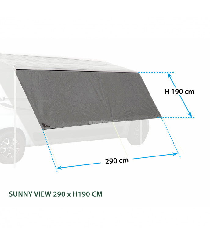 Brunner Telo ombreggiante Sunny View - 290 x H190 cm