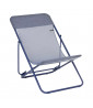 Lafuma deck chair Maxi Transat Colorblock Batyline® - Blue Indigo-Indigo