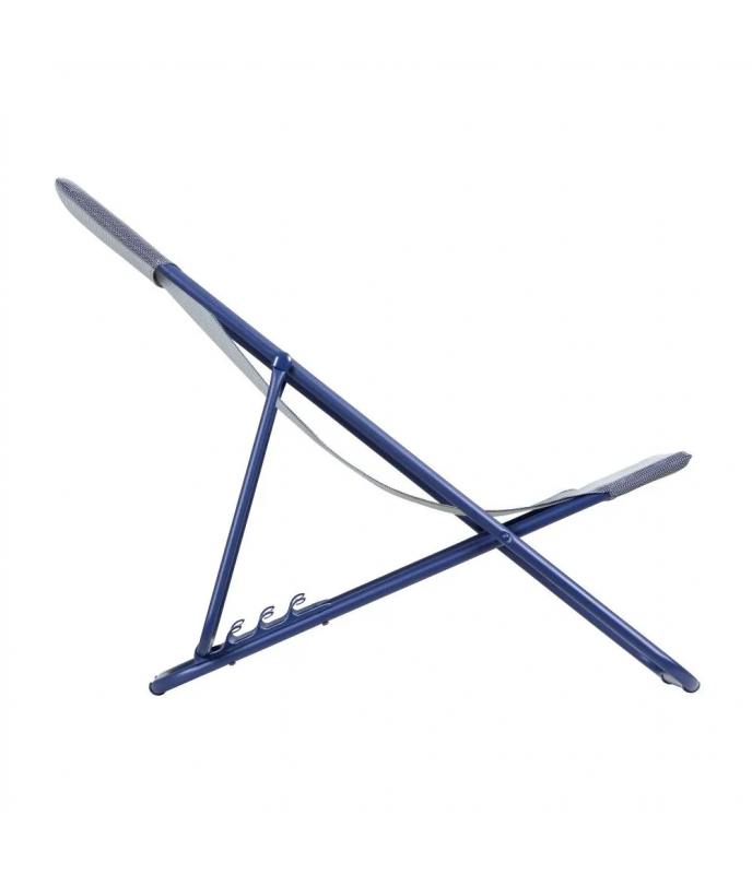 Lafuma sedia a sdraio Maxi Transat Colorblock Batyline® - Blu Indigo-Indigo - promo valida dal 18/06 al 15/07