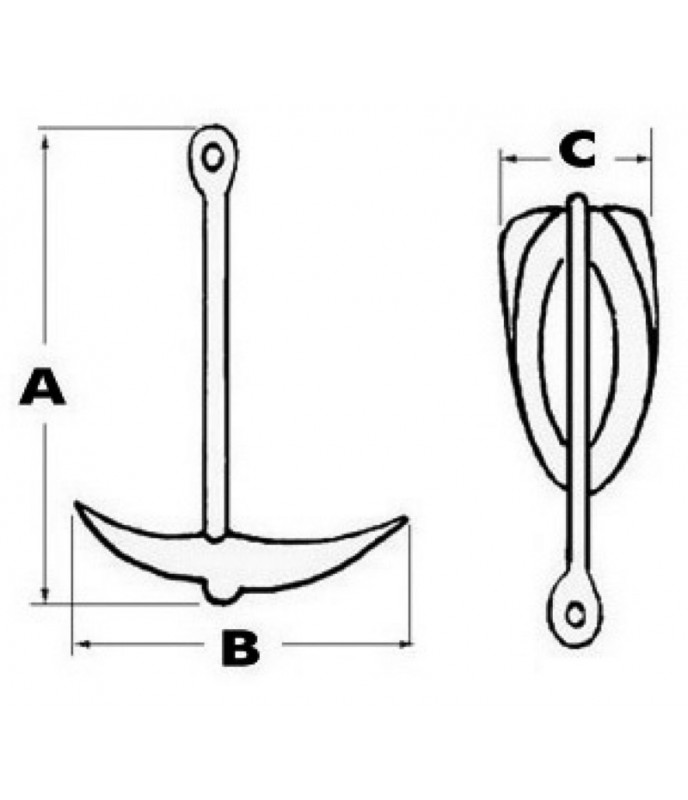 Osculati ancor 2.5 kg