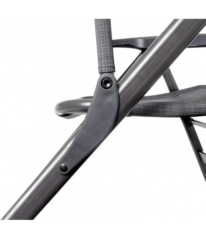 Brunner Chair Aravel Syntex Plus Alu - Dark Grey