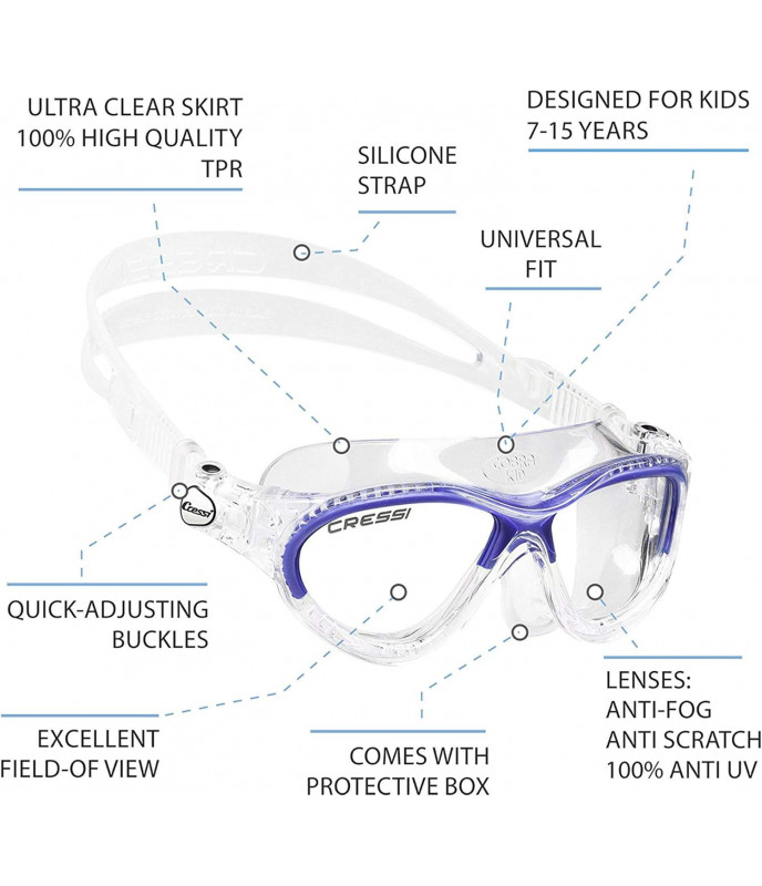 Cressi Occhialini Nuoto Cobra