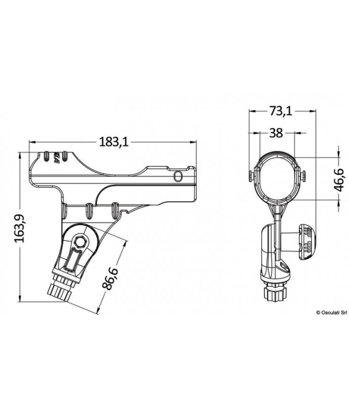 Railblaza Portacanna Rod Holder R RAILBLAZA Starport