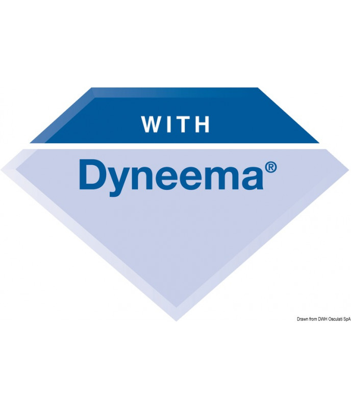 Dyneema rope mm 8 yellow - sold per meter