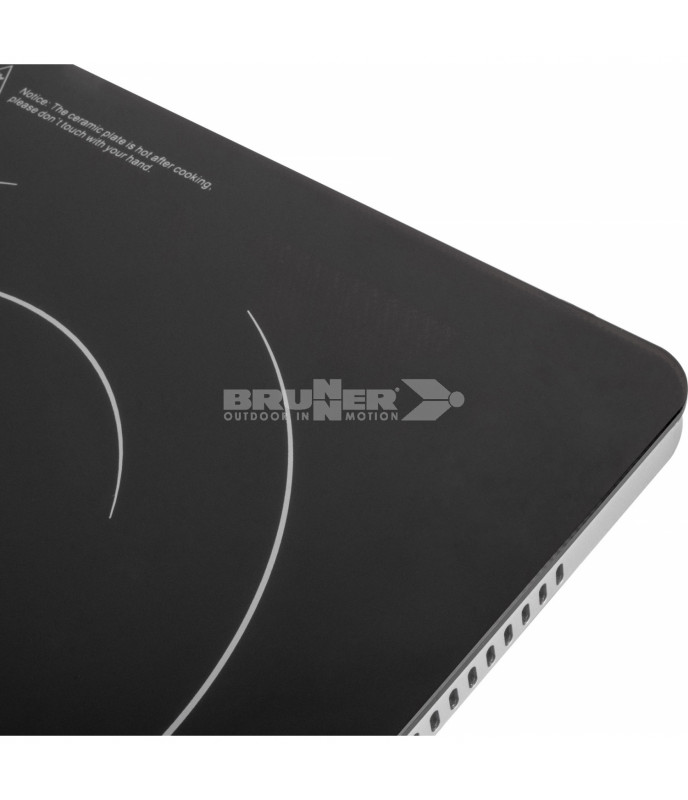 Brunner piastra induzione doppia HOT POINT DOUBLE INDUCTION per campeggio e casa