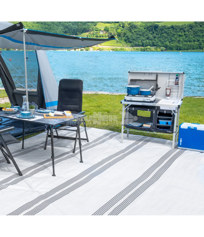 Brunner Kinetic 600 Awning Mat / Awning Carpet - Gray C63 - with carry bg