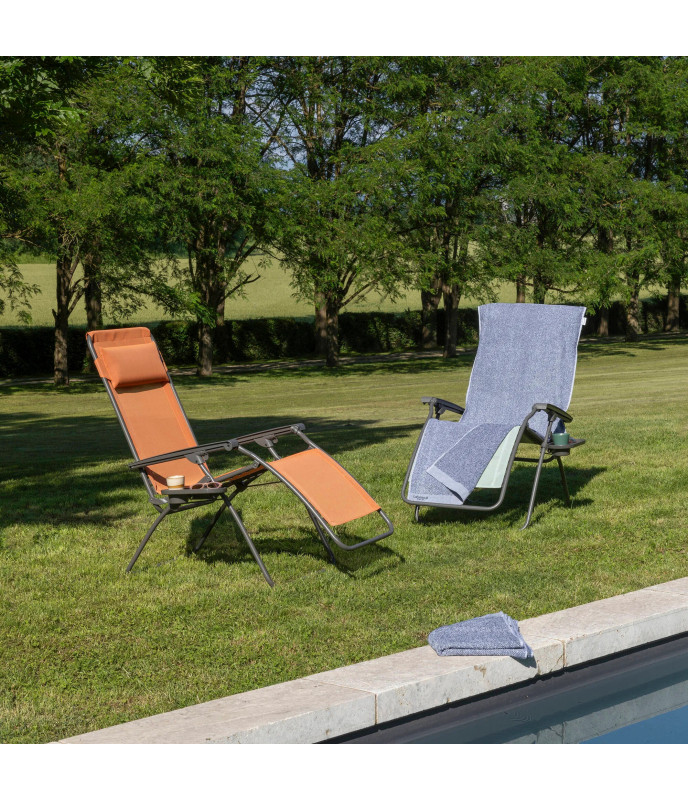 Lafuma sdraio-Poltrona Relax gravità zero RClip Batyline® Iso Arancione Clementine
