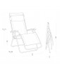 Lafuma deckchair - Zero gravity Relax armchair RClip Batyline® Iso Cerisier Pink