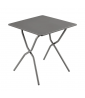 Lafuma Folding Garden Table Balcony Steel Grey Titan