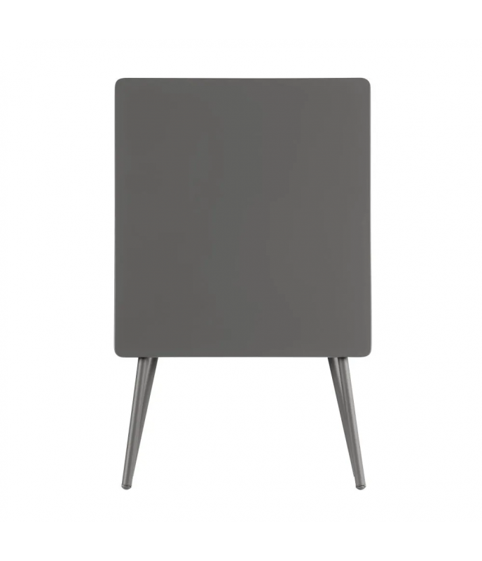 Lafuma Folding Garden Table Balcony Steel Grey Titan