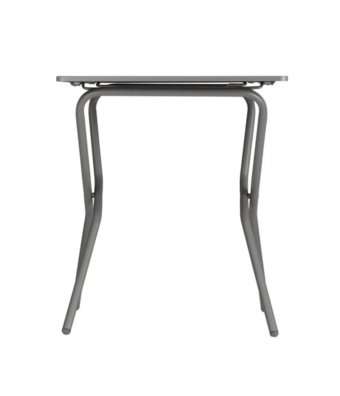 Lafuma Folding Garden Table Balcony Steel Grey Titan