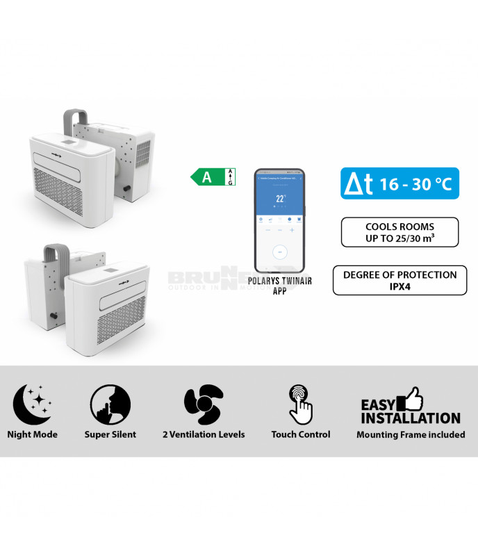 Brunner Air Conditioner Polarys Twin Air 3000