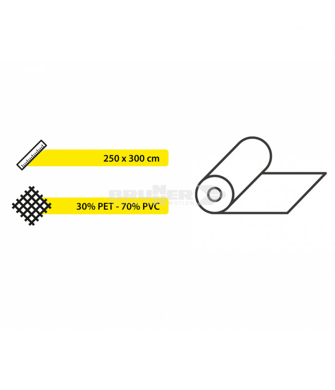 Brunner Stuoia/tappeto per verande/tende Kinetic 600 - Blu C59 - con borsa