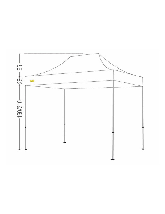Bertoni Market 2x3 Plus Gazebo Pieghevole Automatico