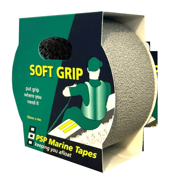 PSP Marine Tapes soft grip anti-slip tape for boats - grey