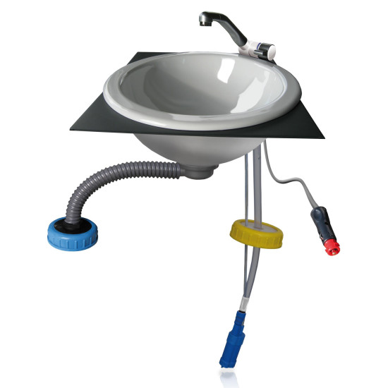 Comet Kit acqua  ModuCamp con lavandino/rubinetto/pompa ad immersione