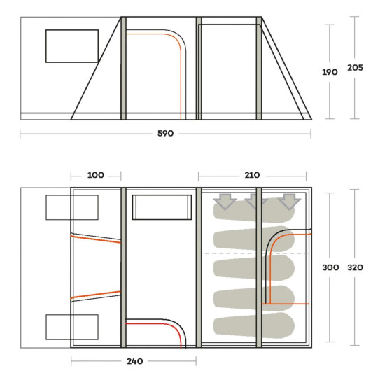 Ferrino Tenda Altair 5