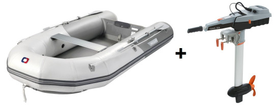 Torqeedo Travel 903 Electric Motor + Osculati 310 Airdeck Inflatable Boat Package