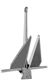 Osculati Danforth type anchor 4 kg
