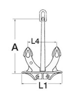 Osculati ancora Hall 6 kg