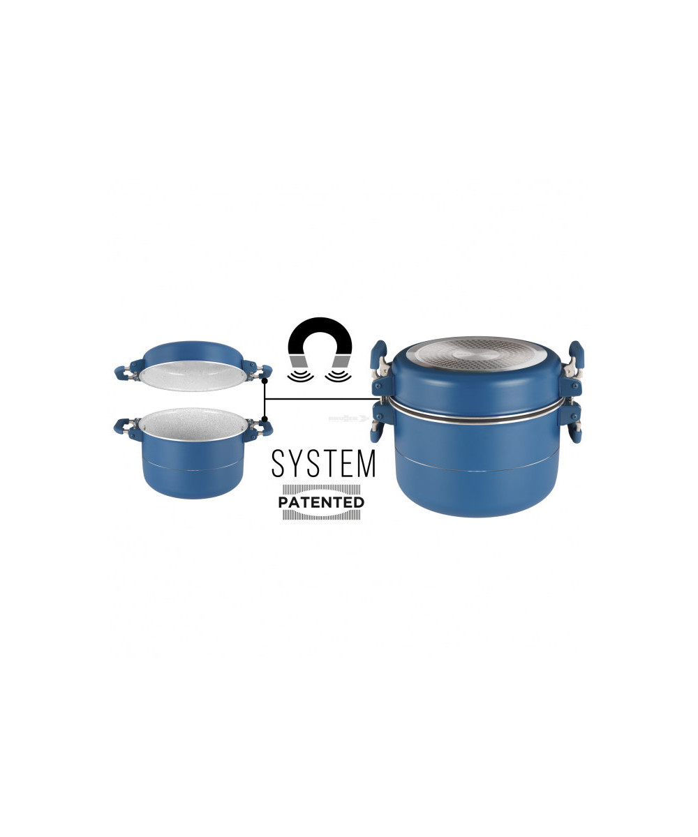 Brunner Carezza Magnetogrip 7+1 pot/pan set, 20 cm diameter
