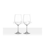 Brunner Set 2 pc Glasses White Wineglass