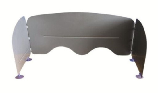 Soplair folding screen for stove cabinets