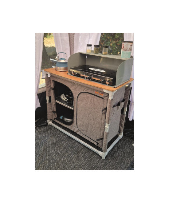 Soplair flame guard / windscreen for stove cabinet