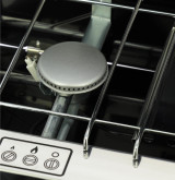 Soplair/Incasa 2-burner gas stove with grill/toaster - foldable case