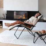 Lafuma Poltrona Relax imbottita gravità zero Bayanne Niksen Grigio Cendre