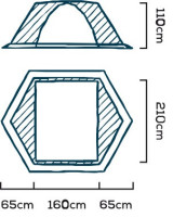 Ferrino 3-person tent X3 FLY PRO - complete