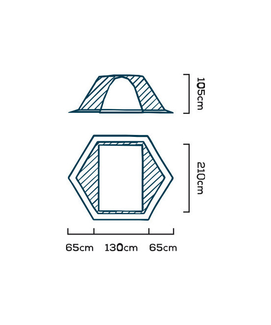 Ferrino 2-person tent X2 FLY PRO - complete