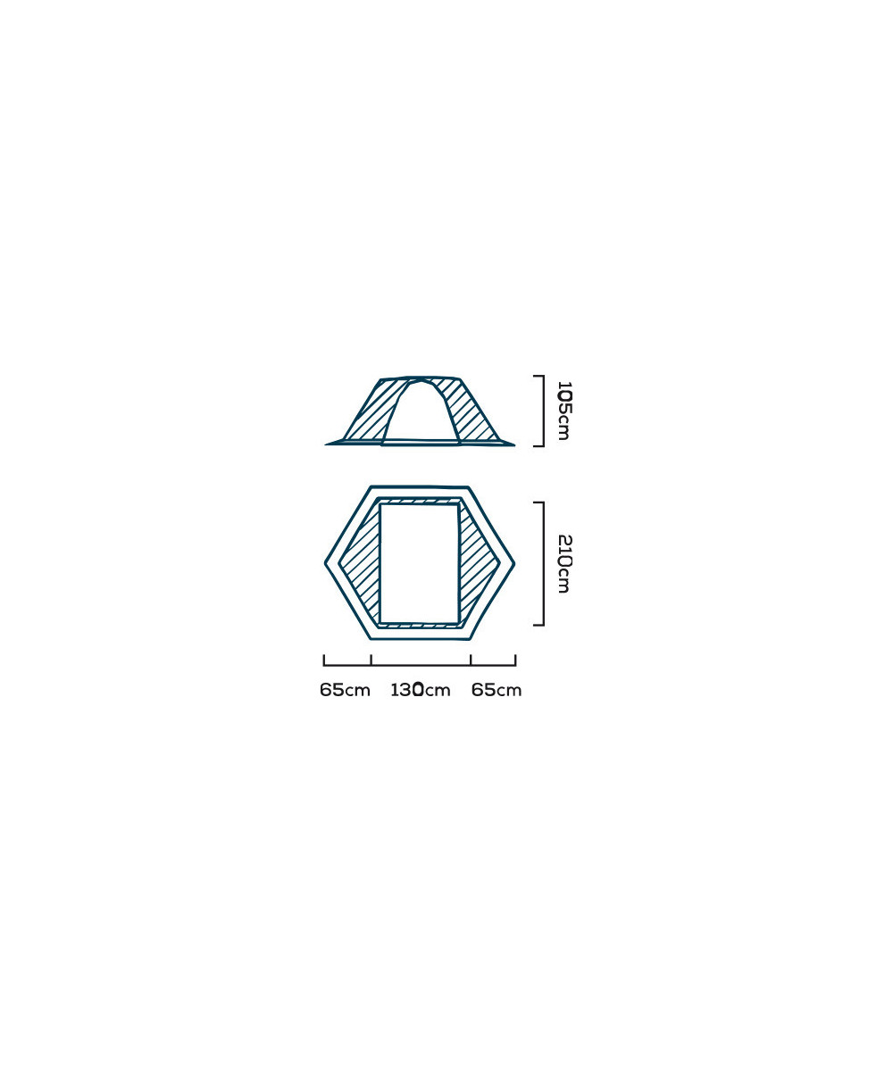 Ferrino tenda 2 posti X2 FLY PRO - completa