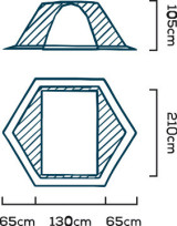 Ferrino tenda 2 posti X2 FLY PRO - completa