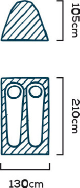 Ferrino 2-person tent X2 FLY PRO - complete