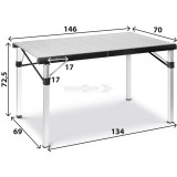 Brunner Tavolo TITANIUM QUADRA COMPACK 6