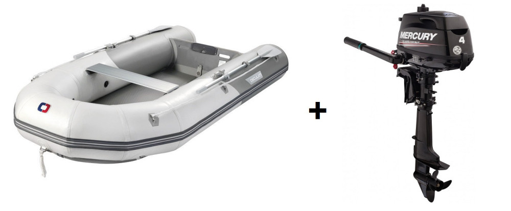 Package: Gommone Osculati 310 Airdeck + Motore Mercury 4hp FourStroke