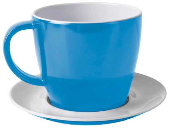 Brunner Tazza in melamina con piattino 25 cl